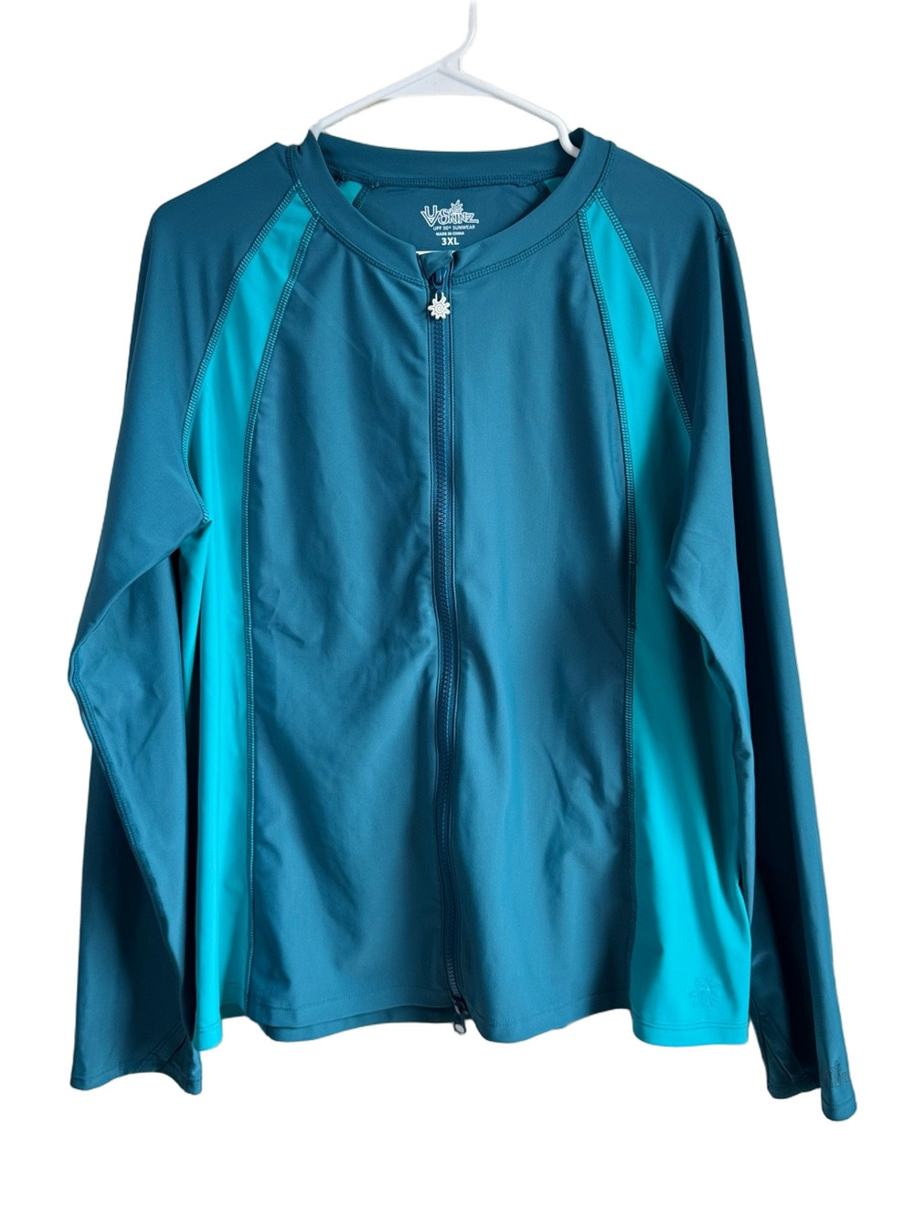 UV SKINZ Two-Way Full Zip Rash Guard - Picture 5 of 15
